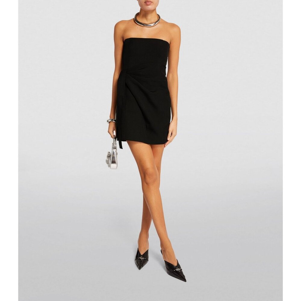 GAUGE81 Strapless Natal black Mini Dress Size 40/ M